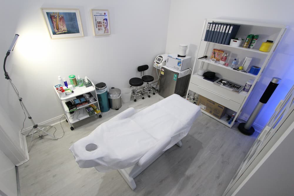 Laser Tattoo Removal Treatment room which Magill clients can visit